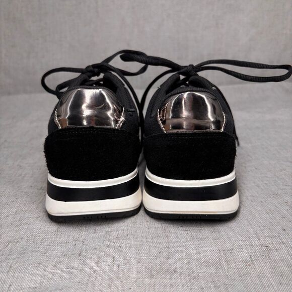 Vionic‎ Nova Athletic Shoes Black Leather Lace Up Training Sneaker Women's 7.5 - Picture 6 of 11